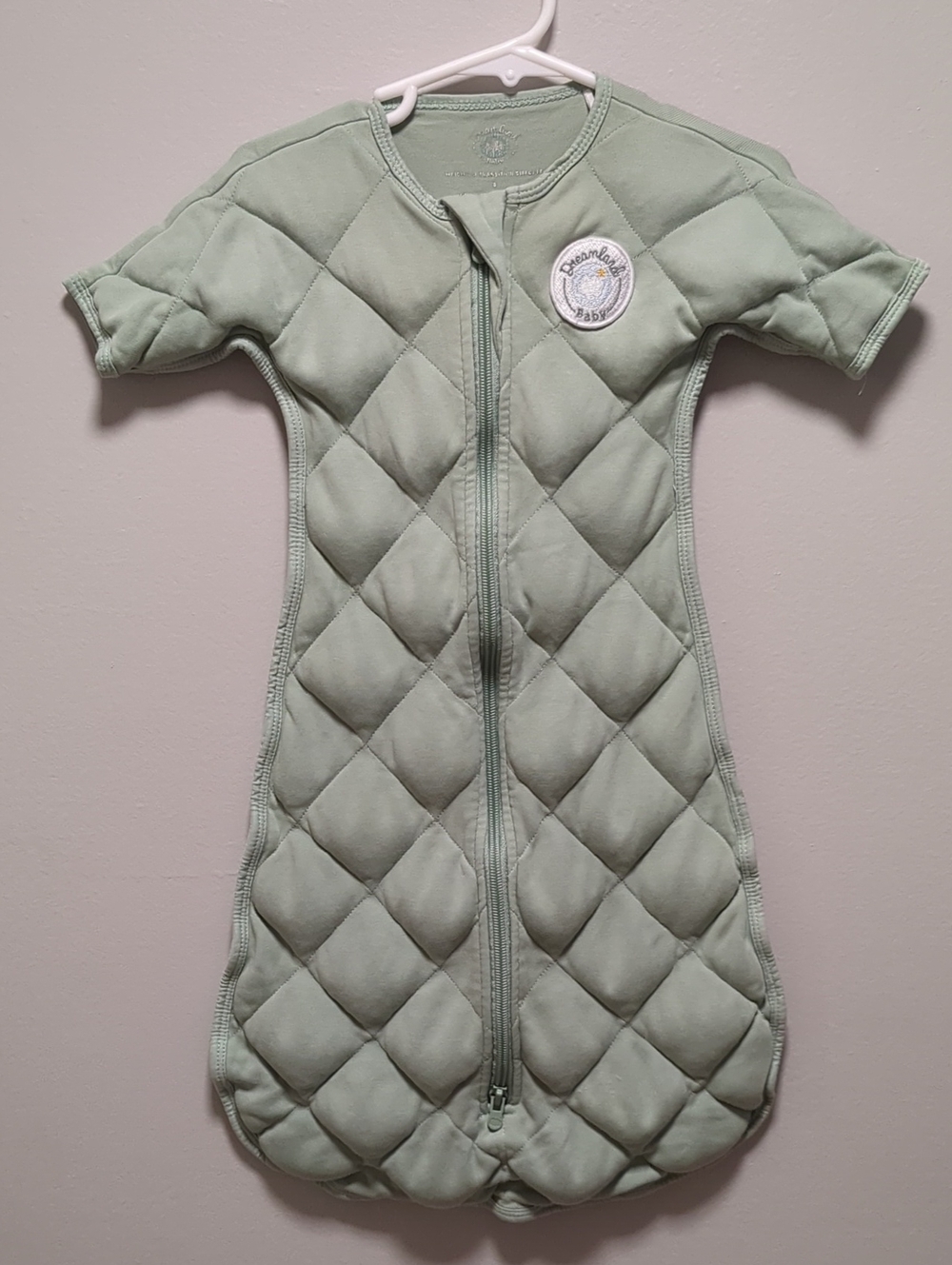 Dreamland Baby Dream Transition Sleep Sack Green 100% Cotton 3/6 Months